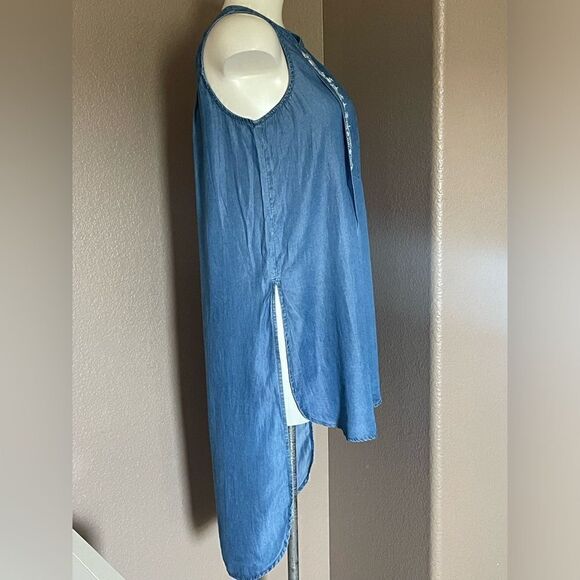 Knox Rose chambray tunic size s - Picture 2 of 5
